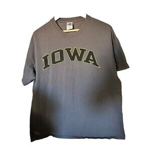 Iowa Hawkeyes Men's Extra-large New Agenda Gray T-Shirt 100% Cotton